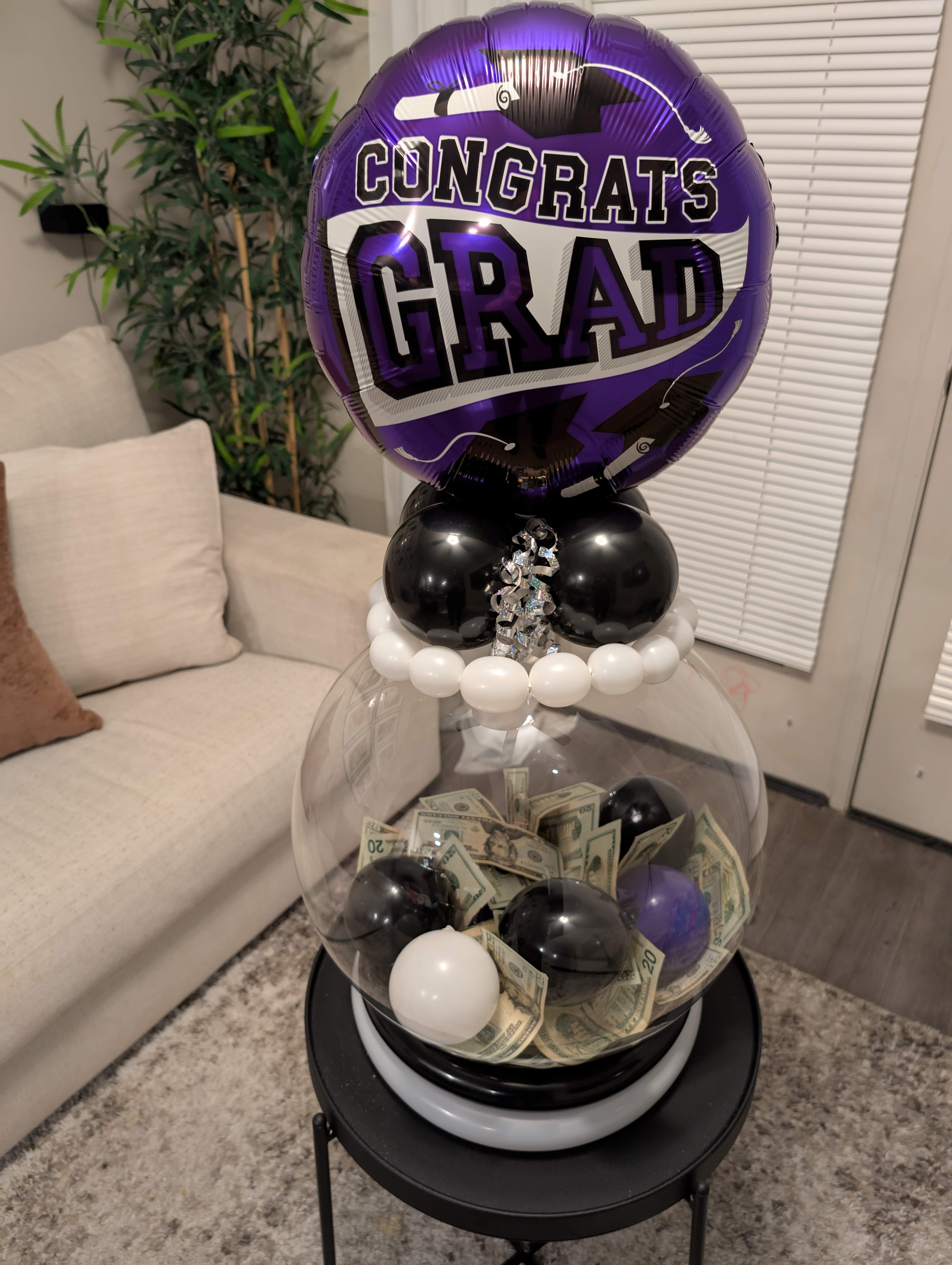 Graduation Money Stuffed Balloon
